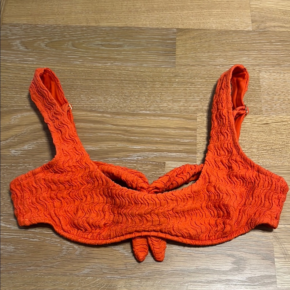 Montce Tangerine Kaia Top bikini women’s size M NWOT - Picture 4 of 14